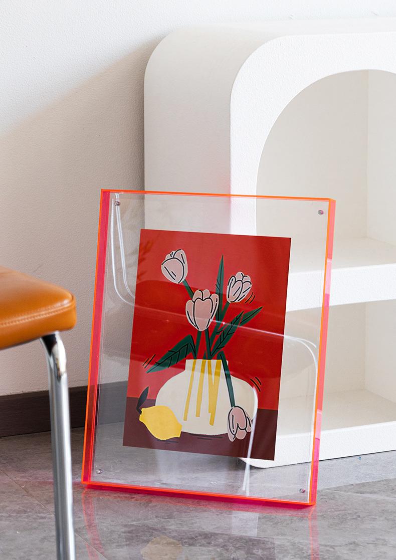 Colorful Acrylic Poster Stand